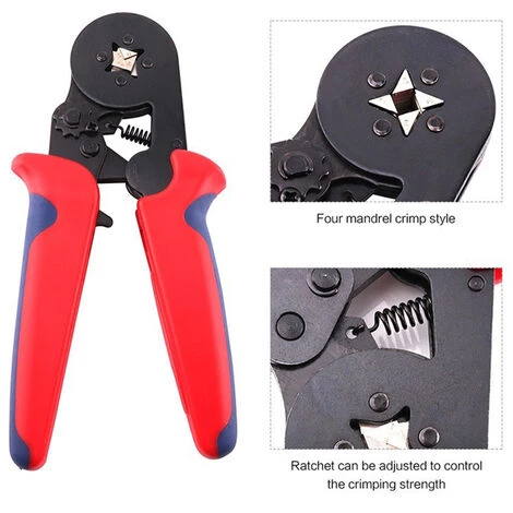 SUPERSELLER Pince à Sertir Auto-ajustable HSC8 6-4 Bornes Outil De Sertissage Multi Hand Tool - 1 - 1 – Image 3