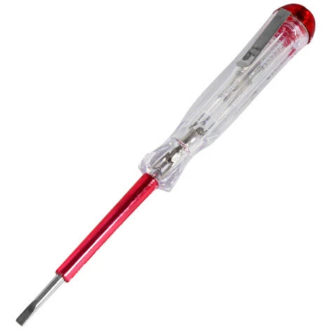 FOZIY Lot De 1 Testeur De Circuit électrique Avec Stylo Tournevis Pour Test électrique Rouge,Fonepro