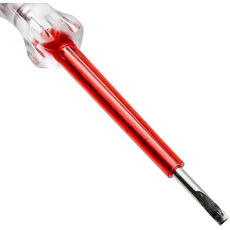 FOZIY Lot De 1 Testeur De Circuit électrique Avec Stylo Tournevis Pour Test électrique Rouge,Fonepro – Image 4