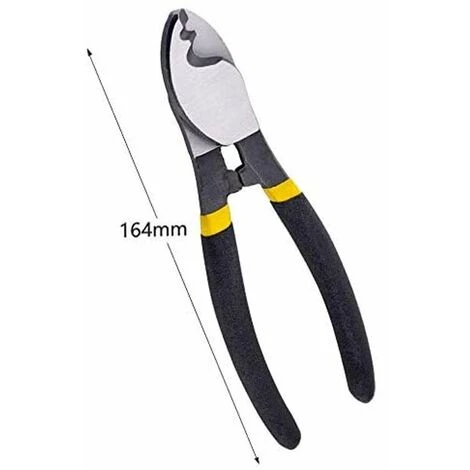 JOORRT Pince Coupe Cable Pince Coupante 165mm Câble Mâchoires De Serrage Pour Fils Aluminium Cuivre Câble – Image 2