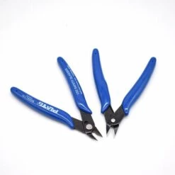 HEGUYEY Pinces Coupantes De Côté, Yuanzi Cisaille Latérale Outil De Coupe, Pouce/Pince à Dénuder Acier Pour Câble Électrique, Bijoux Réparation, Travaux Pratiques, Bricolage (2 Pack, Bleu)