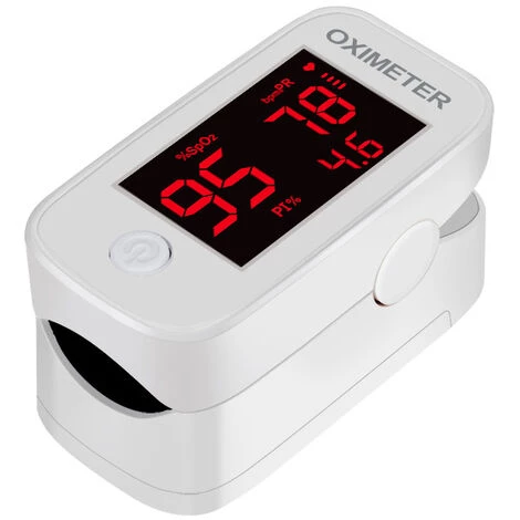 ARC-EN-CIéL Oxymètre De Pouls Professionnel, IDOIT Oxymètre De Doigt Saturometre, Moniteur De Fréquence Cardiaque Avec écran LED D'alarme, Pour Mesurer SpO2, PR Et PI, Arcenciél