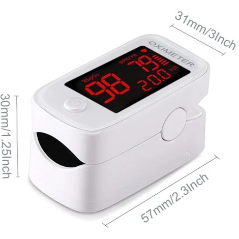 ARC-EN-CIéL Oxymètre De Pouls Professionnel, IDOIT Oxymètre De Doigt Saturometre, Moniteur De Fréquence Cardiaque Avec écran LED D'alarme, Pour Mesurer SpO2, PR Et PI, Arcenciél – Image 5