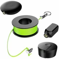 CARILLONSàVENT Extracteur De Fil MagnéTique,Carivent Outil D'Extraction De Fil MagnéTique, Enfile-Aiguille MagnéTique, Tire-CâBle MagnéTique, Kit D'Enfilage D'éLectricien Pour La Maison L'ExtéRieur（1 Ensemble）