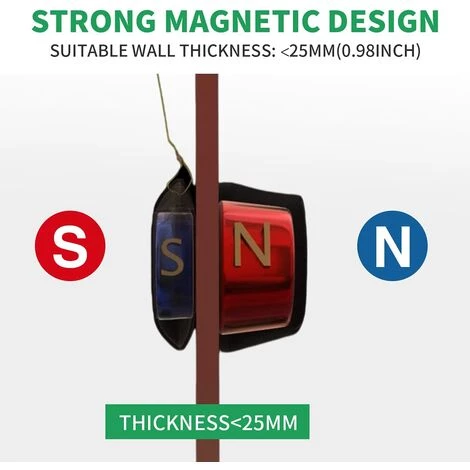 BENOBBY KIDS Extracteur MagnéTique,Outil D'Extraction De Fil,SystèMe De Traction De Fil De Bande De Poisson,Outils De PêChe De Fil De CâBle MéTallique Kit De Bande De Poisson éLectrique Coaxial – Image 3