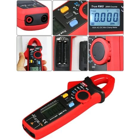 BENOBBY KIDS UT210E True RMS AC/DC Mini Clamp Mètres W/Testeur De Capacitance – Image 2