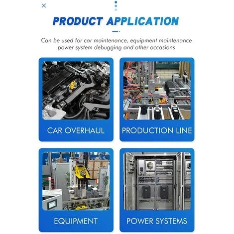 BENOBBY KIDS ET828 Multimètre à Oscilloscope Numérique Intelligent 2 En 1,avec Bande Passante De 1 MHz Taux D'échantillonnage – Image 5
