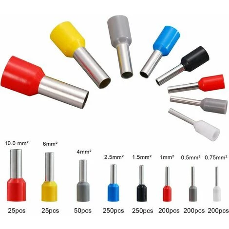 Dontodent Pince à Sertir Sur 4 Côtés 1200 Embouts De Câblage Pince Sertissage Cosses Outils 0.25–10 Mm² Electricien Professionnel – Image 2