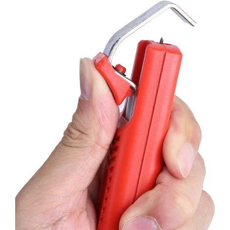 AOUGO Pince à Dénuder, Couteau à Dénuder 8-28 Mm Pour Tous Les Câbles Ronds Standard, Outil De Dénudage Avec Profondeur De Coupe Réglable Pour Câble En Caoutchouc PVC – Image 3