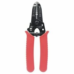 LTS FAFAPince à Dénuder Et Coupe-fil, Pince à Dénuder Pour Fil De Cuivre Dur De 0,6 à 2,6 Mm, Fil Toronné Et Fil Multiconducteur, Longueur 165 Mm, Rouge