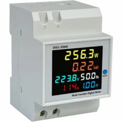 Compteur D'énergie Numérique AC40-300 V 100 A - Compteur De Courant Alternatif Calibré KWh - Ampèremètre - Voltmètre - Compteur Intermédiaire - Courant DIN - Type CT 56Vingt