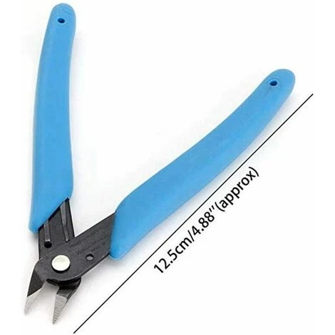 L'FLANEUR Pince Coupante Diagonale Pince Coupante Cisaille Pour Cable électrique, Precision Electrical Wire Cable Cutter Mini Pince Coupante Diagonal Side Cutter Flush Cutter, Lot De 2 ANEUR – Image 4