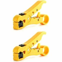BDD Coupe-câble, Outil Coupe-câble/dénudeur Universel 2 Pièces Pour Câbles Coaxiaux RG59, RG6, RG7 Et RG11, Catégorie Câble-CAT6 CAT5 CAT3