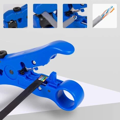 OSQI Outil De Dénudage De Câble Réseau 1PCS, Câble Coaxial Et Câble De Données – Image 5