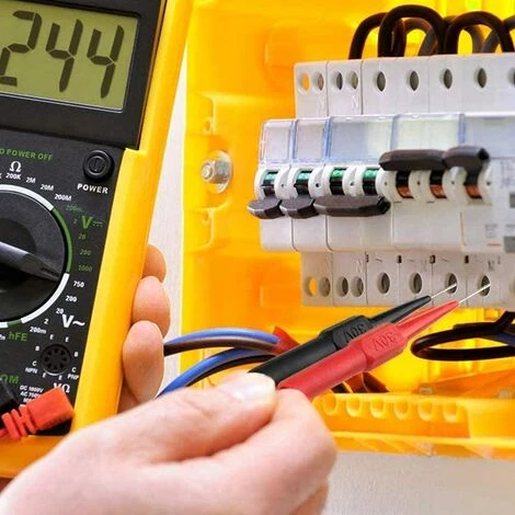 OSQI 8 Pièces Sondes De Test De Multimètre Avec Embout Pointu En Acier Inoxydable 0,7 X 20mm Aiguille De Perçage D’Isolement Pour Multimètres Laboratoires Électriciens Professionals - Noir Et Rouge – Image 4