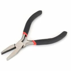 BAICCCF Pince Coupante Et Tenaille Mini Pince à Bec De Chaîne, 4,5 Pouces/11,5 Cm CR-V Pince De Précision Multifonction Dénudeur Outil De Fabrication De Bijoux à Main Pince à Fil Plat Pour Perles