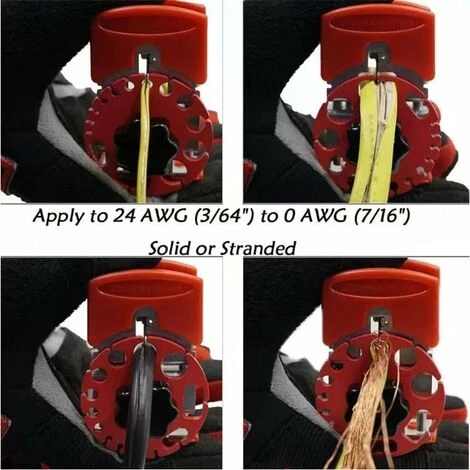 CADEAUX Machine à Dénuder Les Fils De Cuivre Portable Décapant Rapide Universel Sûr Efficace Facile Jiujiuso – Image 3