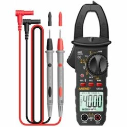 LIFCAUSAL ANENG ST180 4000 Comptes Pince Multimètre Numérique Multimètre Pince Multimètre Voltmètre Ampèremètre Tension AC DC Compteur De Courant AC Testeur NCV Testeur De Compteur Universel Testeur De Pince De Courant -30 ~ 1000℃ Résistance à La Température Capaci