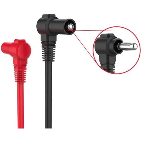 QERSTA 20A 2000 V Fil De Caoutchouc De Silicium Résistant à La Chaleur Et Au Froid Aiguille Tranchante Sonde Remplaçable Multimètre Numérique – Image 2