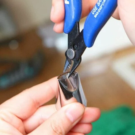 JOORRT Pinces Coupantes Diagonale Pinces Coupantes De Côté, Pince Coupante Precision Cisaille Latérale Outil De Coupe Pour Câble Électrique/Bijoux Réparation(2Pack) – Image 5