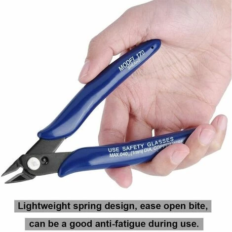 THSINDE Pince De Coupe électrique Pour Câble électrique Avec Pince à Ressort 170 Pour Imprimante 3D, Pince Coupante Pour Traitement Des Bijoux – Image 2