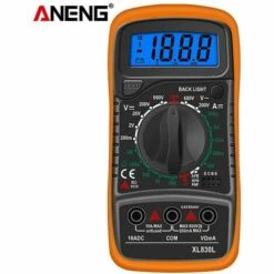 Cisea Xl830l Multimètre Numérique 2000 Compte Mini Multimètretransistor Voltmètre Ampèremètre Avec écran LCD Rétro-éclairé