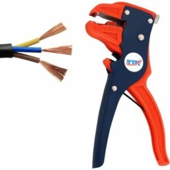 OCXIN Pince à Dénuder, Outil à Dénuder Auto-ajustable, Pince à Dénuder Réglable Automatique, Combinaison De Fonctions De Dénudage Et De Coupe