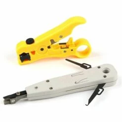 FLETéçA Outil De Perforation, Outil De Dépouillement De Fil Outil De Dépouillement De Câble Outil De Dénudage De Fil Pour Dénudeur De Fil Coaxial Coaxial UTP Cat5 Cat6 Plat Ou Rond