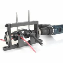 WAHAISON Machine à Denuder Le Cuivre Denudeur Cable Electrique Pour 1 A 30 Mm,Double Usage Décapant Peut être Connecté à Une Perceuse électrique Outil (Pince à Dénuder à Double Couteau [avec 2 Couteaux])
