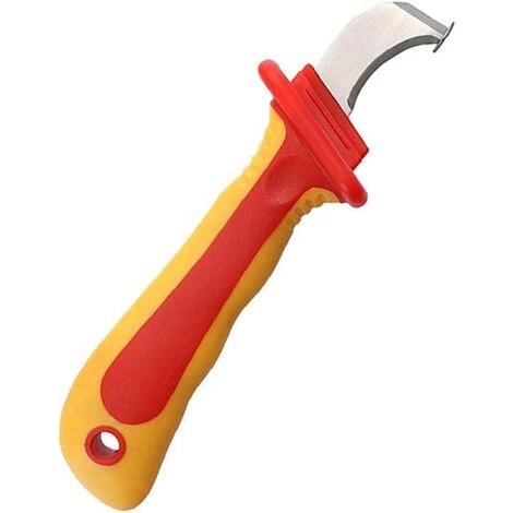 FVO Fil Isolé Décapant Câble Outil à Dénuder Courbé Crochet En Plastique Fixe Professionnel Pour Le Cadeau Du Jour De L'électricien Beau Père – Image 3