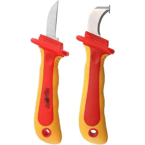 FVO Fil Isolé Décapant Câble Outil à Dénuder Courbé Crochet En Plastique Fixe Professionnel Pour Le Cadeau Du Jour De L'électricien Beau Père – Image 4