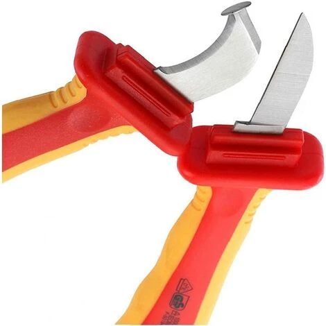 FVO Fil Isolé Décapant Câble Outil à Dénuder Courbé Crochet En Plastique Fixe Professionnel Pour Le Cadeau Du Jour De L'électricien Beau Père – Image 5
