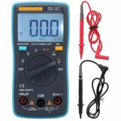 MèREÉTERNEL ZT-98 Multimètre, AC DC Voltmètre, Multimètre Numérique Portable, Ampèremètre Ohmmètre Volt Tester, Multimètre à Portée Automatique Avec éCran LCD Rétro-éClairé Ternel