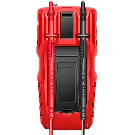 LIFCAUSAL ANENG M108 Multimetro Digitale Intelligente Auto Range 4000 Conti NCV Misuratore Multifunzione Palmare Voltmetro Amperometro Con Retroilluminazione Torcia AC/DC Tensione E Resistenza Di Corrente Rosso – Image 4
