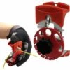 KARTOKNER Denudeur Cable Electrique Manuelle Multifonctionnelle Machine à Dénuder Le Cuivre à Main Avec Profondeur Réglable, Facile à Transporter, Adapté à Diverses Scènes (Rouge, 11*7*6cm)