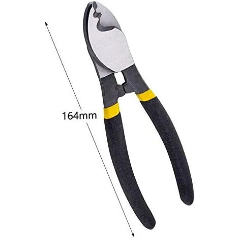 ENLENK Pince Coupe Cable,Pince Coupante 150mm Câble Mâchoires De Serrage Pour Fils Aluminium Cuivre Câble – Image 2