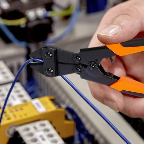 ENLENK Coupe-câble 200 Mm Coupe-boulons, Treillis Métallique, Ciseaux à Ressort Avec Poignée Confortable En Caoutchouc Souple, Poignée Ergonomique En Caoutchouc (1 Paquet) – Image 5