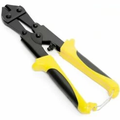 ENLENK Coupe-boulons De 8 Pouces Coupe-câbles Robustes De 215 Mm Cisailles à Ressort Avec Poignée Antidérapante Souple (Jaune)