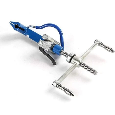 AOUGO Pince à Cercler En Acier Inoxydable - Pince à Cercler à Bande Manuelle Pince à Vis Attaches De Câble Outil De Bande De Cerclage Très Tendu Pour Tendeur De Cerclage – Image 5
