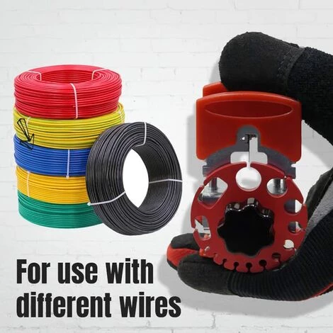 FLYME Dénudeur Rapide à La Main - Fil électrique Réglable - Portable - En Cuivre - Pour Machine à Dénuder – Image 2