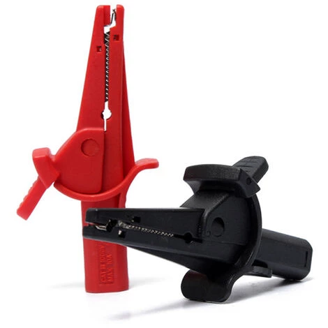 BENOBBY KIDS Multimètre à Pince Crocodile, Prise Banane 4 Mm, Pince à Crayon Pince De Test D'isolation à Courant élevé – Image 3