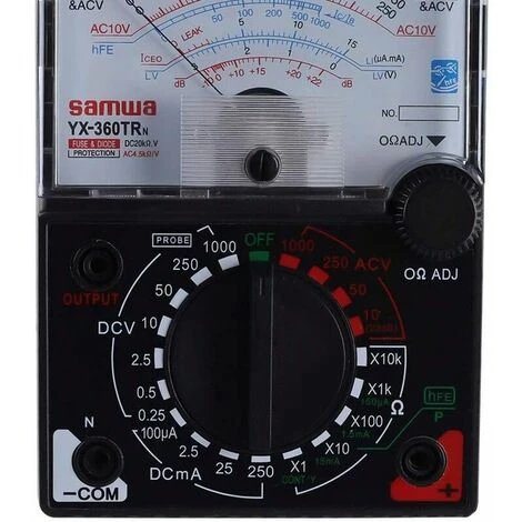 QERSTA Multimètre Analogique Multimètre Testeur AC DC Voltmètre Ampèremètre Ohmmètre Multimètre Analogique Tension Mesure De Résistance De Courant – Image 4