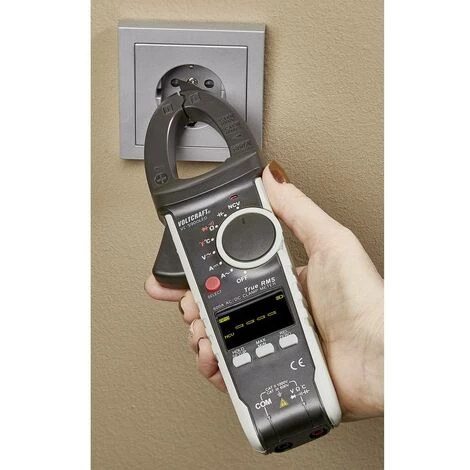 Pince Ampèremétrique VOLTCRAFT VC590 OLED étalonné (ISO) Numérique Affichage OLED CAT III 600 V, CAT II 1000 V Affichag – Image 2