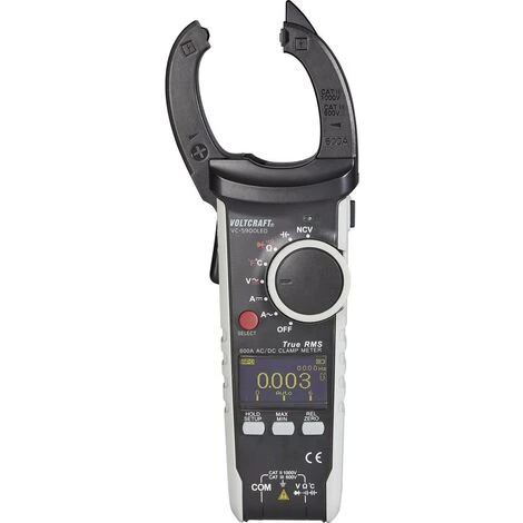 Pince Ampèremétrique VOLTCRAFT VC590 OLED étalonné (ISO) Numérique Affichage OLED CAT III 600 V, CAT II 1000 V Affichag – Image 3