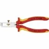 Pince à Dénuder, 160mm, Isolée Par Gaines Bi-matière, Certifiées VDE, Knipex 11 06 160